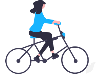 Cyclist Illustration